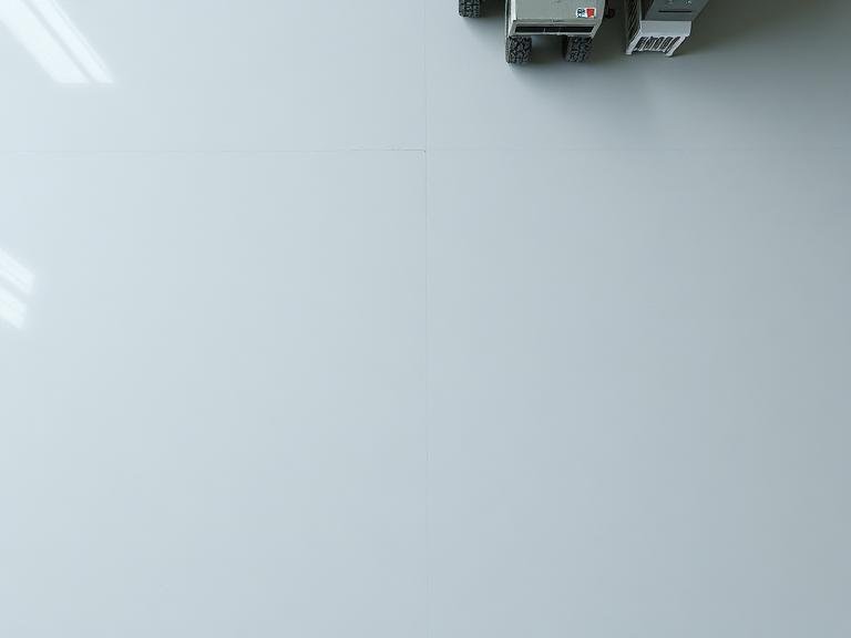 Epoxy or resin coated floor