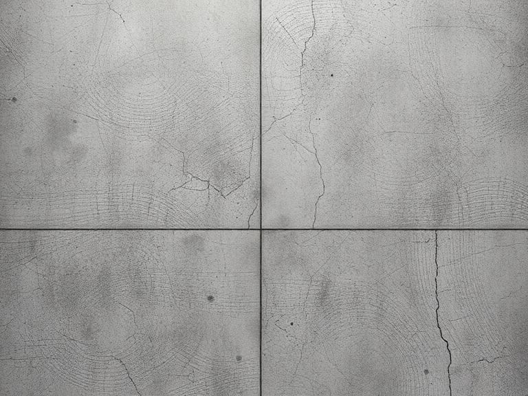 Unsealed or damaged concrete